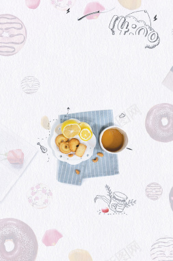 美食海报背景背景