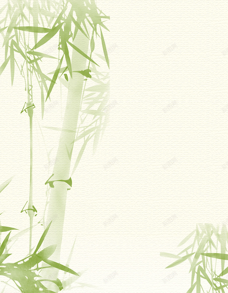 绿色小清新竹子PSD分层H5背景psd设计背景_88icon https://88icon.com H5 PSD分层 中国风 小清新 手绘 水墨画 竹子 绿色 背景素材