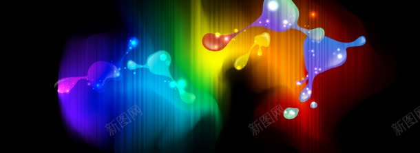 经典炫彩背景