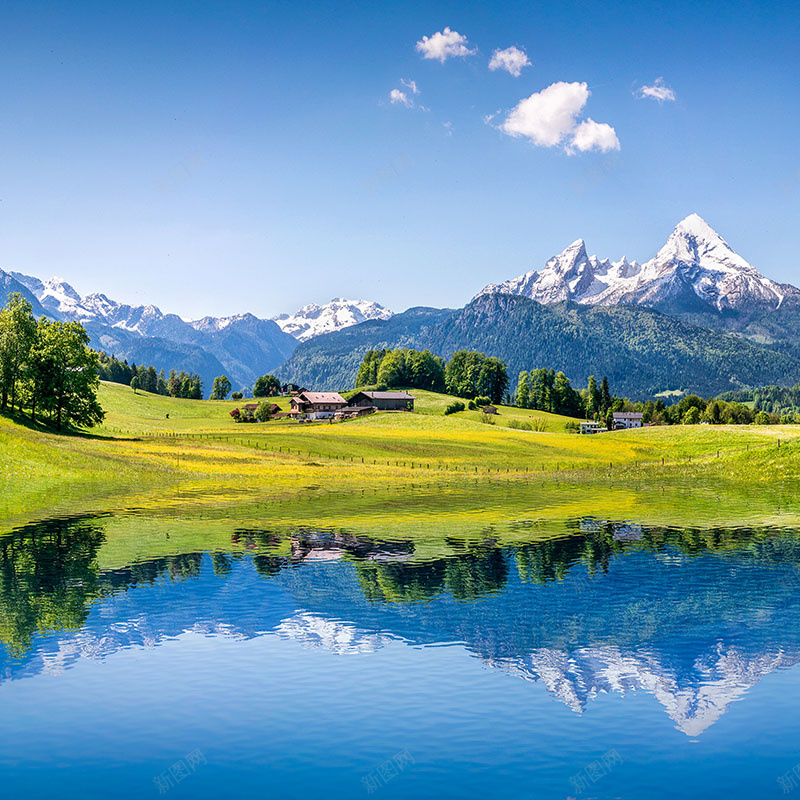 自然山水背景jpg_88icon https://88icon.com 主图 山峰 摄影 湖泊 自然 草地 风景