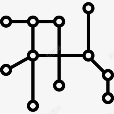 地图等高线管方案图标图标