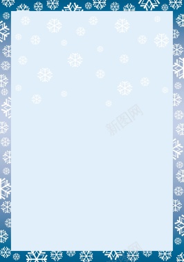 矢量圣诞节复古雪花边框背景背景