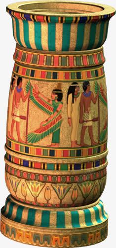 古图腾古埃及器皿高清图片