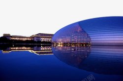 着名北京国家大剧院北京国家大剧院风景高清图片
