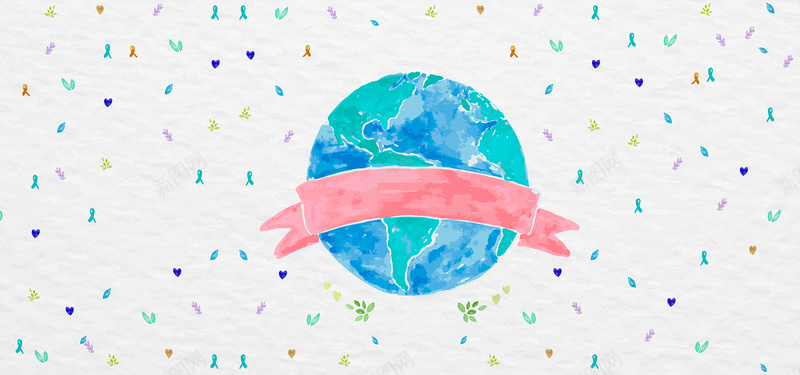 水彩质感底纹梦幻banner矢量图ai设计背景_88icon https://88icon.com 女性 底纹 文艺 梦幻 水彩 浪漫 清新 磨砂 质感 矢量图