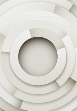 黑白圆环立体圆环背景装饰矢量图高清图片