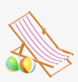 夏日旅游海边元素素材