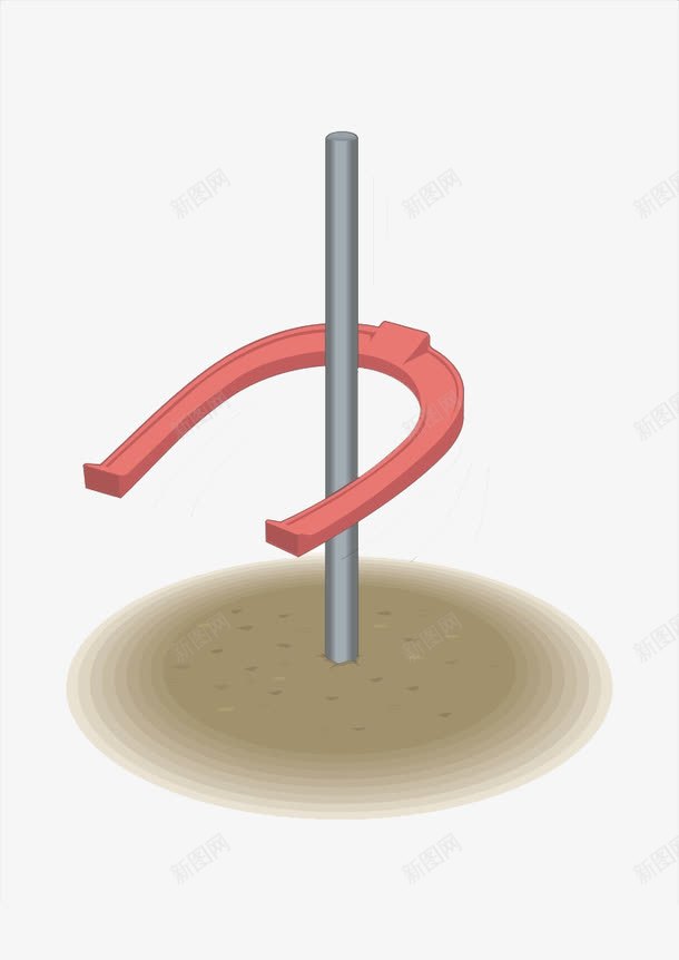U型磁铁png免抠素材_88icon https://88icon.com 磁场 磁性 磁极 磁石 磁铁 铁棒