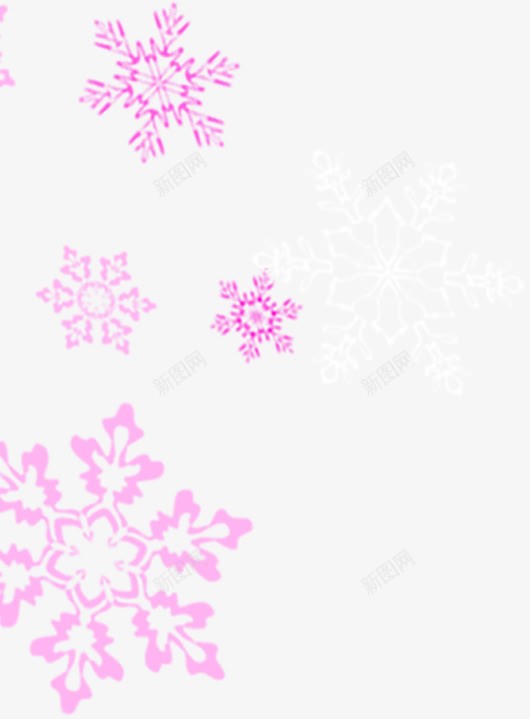 紫色创意效果红色的雪花png免抠素材_88icon https://88icon.com 创意 效果 紫色 红色 雪花