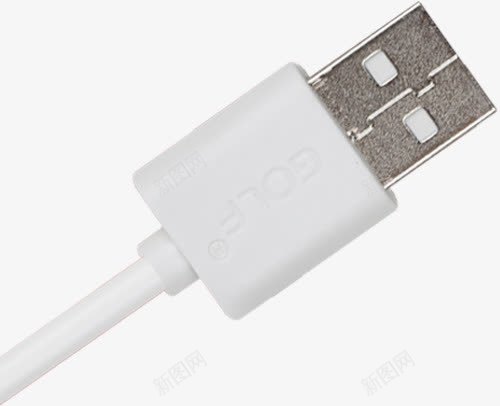 USB头png免抠素材_88icon https://88icon.com 电器 电源线 白色