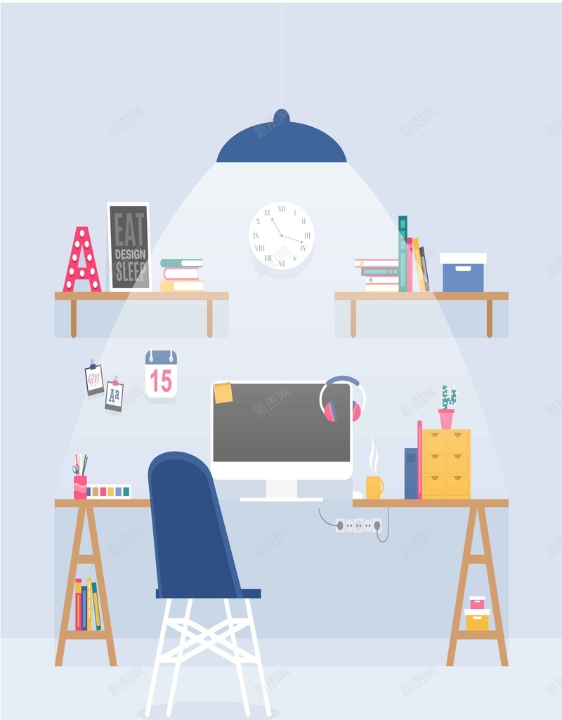 矢量商务办公简约ai设计背景_88icon https://88icon.com IT 人物 办公 商务 扁平 电脑 矢量 科技 简约 矢量图