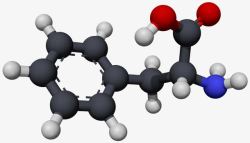 黑灰红蓝化学分子式素材