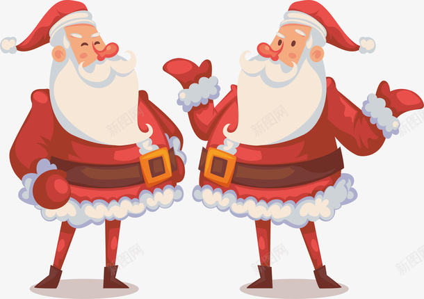 两个圣诞老人矢量图ai免抠素材_88icon https://88icon.com merryChristmas 两个圣诞老人 圣诞快乐 圣诞老人 圣诞节 矢量png 矢量图