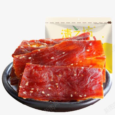 豆类红色辣条png免抠素材_88icon https://88icon.com 牛筋 芝麻 豆干 黑盘子