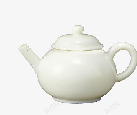 白色陶瓷茶壶png免抠素材_88icon https://88icon.com 白色 茶具 茶壶 陶瓷