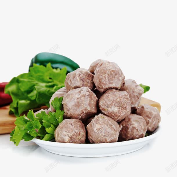 手工牛肉丸png免抠素材_88icon https://88icon.com 产品实物图 手工牛肉丸 火锅食材 生菜