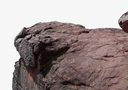 褐色简约岩石装饰图案素材