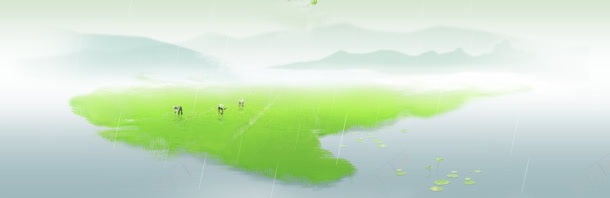 小清新播种banner创意背景