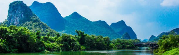 唯美风景淘宝海报背景