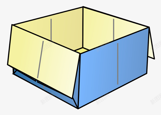 蓝色的箱子png免抠素材_88icon https://88icon.com PNG素材 卡通 纸箱 蓝色