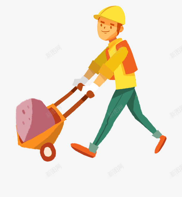 五一劳动节手绘人物插图辛苦劳动png免抠素材_88icon https://88icon.com 五一劳动节 五一劳动节手绘人物插图辛苦劳动的工人免费下载 人物插图 人物插画 工人 手绘 辛苦劳动