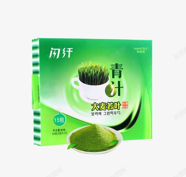 青汁大麦若叶png免抠素材_88icon https://88icon.com 产品实物 保健品 营养品 青汁大麦若叶