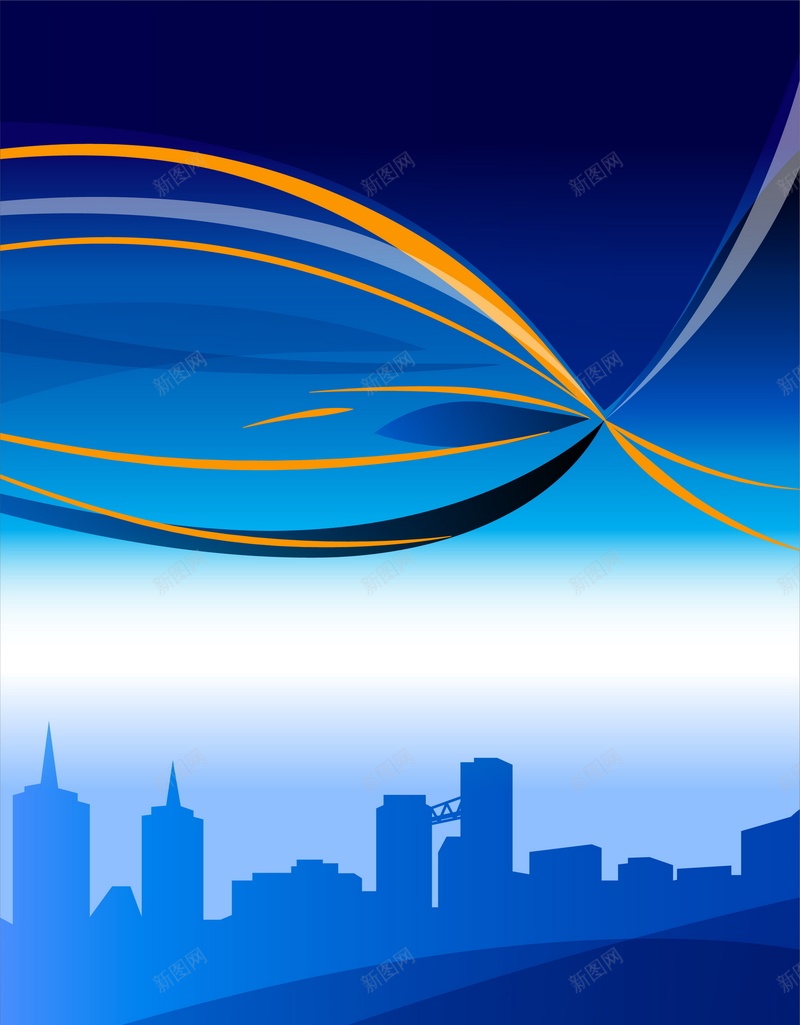 蓝色城市建筑背景模板矢量图ai设计背景_88icon https://88icon.com AI 城市 大厦 平面 广告 建筑 房子 曲线 模板 海报 矢量 素材 线条 背景 蓝色 高楼 矢量图
