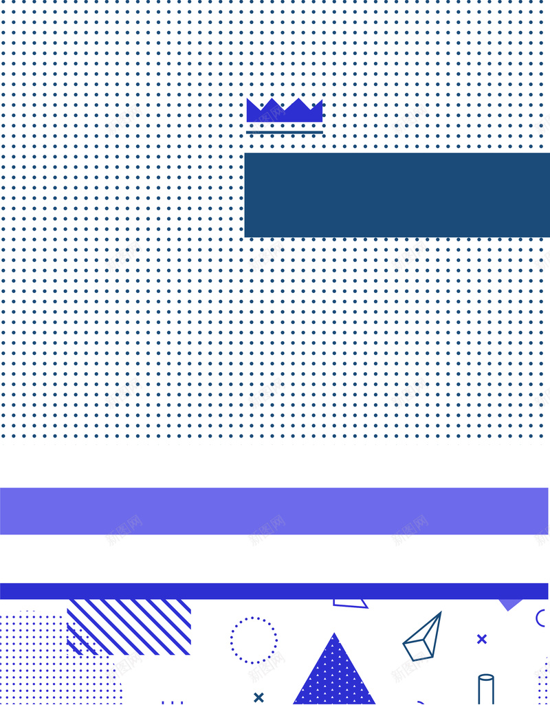 蓝色条纹几何波点样式主题海报矢量图ai设计背景_88icon https://88icon.com 主题 几何 形状 条纹 样式 海报 简约 色块 蓝色 矢量图