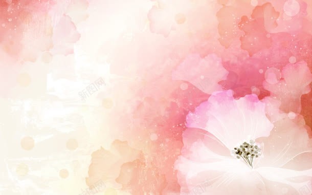 粉色水彩花朵壁纸jpg设计背景_88icon https://88icon.com 壁纸 水彩 粉色 花朵