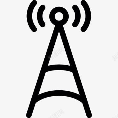 联通无线天线的信号图标图标