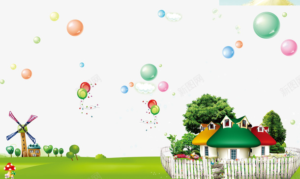 儿童节插图psd元素psd免抠素材_88icon https://88icon.com psd 儿童节 元素 插图