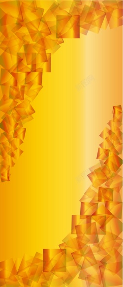 橙色网格黄色方块矢量图高清图片
