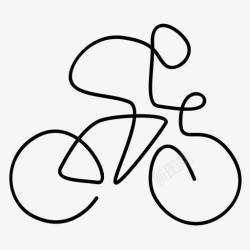 自行车城市骑脚踏车兜风山地自行素材