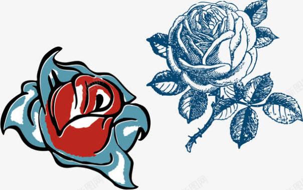 玫瑰花与丝绸背景图片玫瑰花图标图标
