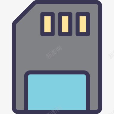 存储SD卡图标图标