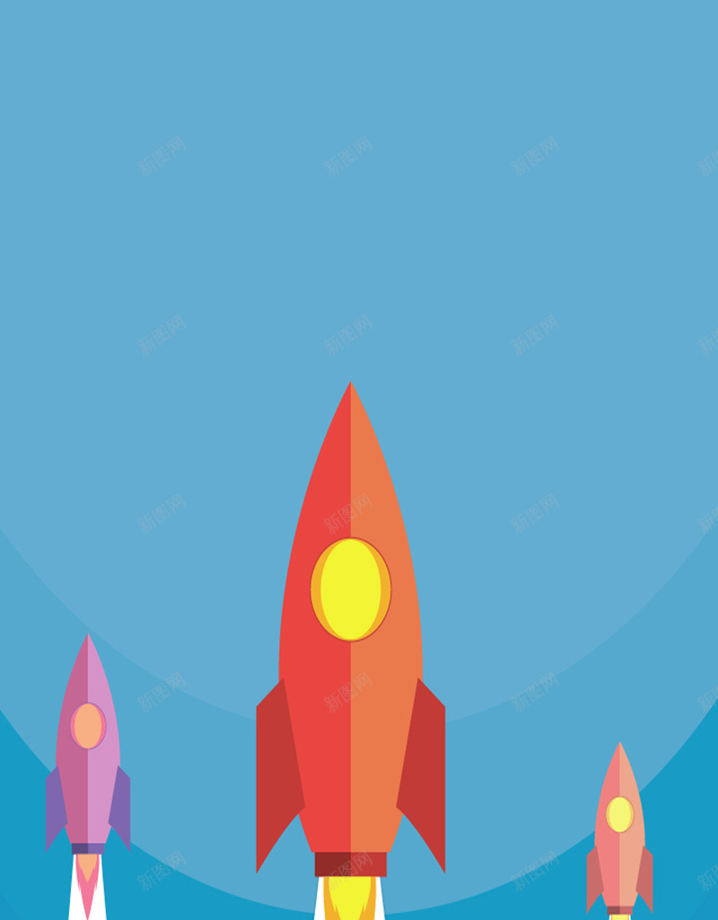 红色火箭白云矢量图H5背景ai设计背景_88icon https://88icon.com H5背景 几何 升空 扁平 扁平化 渐变 火箭 火箭背景 白云 白云背景 矢量图 背景 蓝色