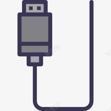 连接USB图标图标
