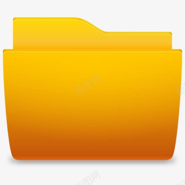 橙色PNG文件夹橙色力弘图标图标