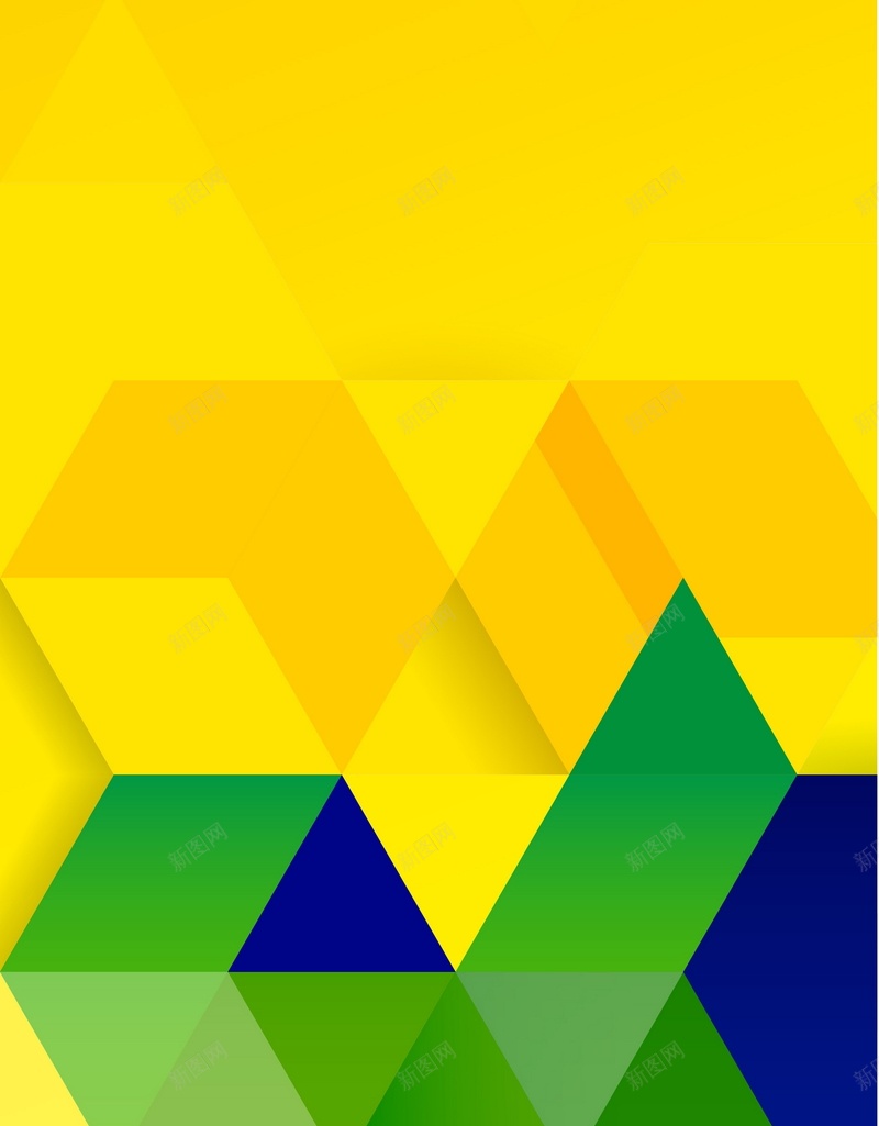 黄色三角形矢量图ai设计背景_88icon https://88icon.com 三角形 几何 图形 扁平 渐变 绿色 黄色 矢量图