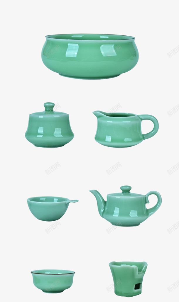 产品实物青瓷茶具茶杯png免抠素材_88icon https://88icon.com 产品实物 客厅茶具 茶具 茶杯 青瓷