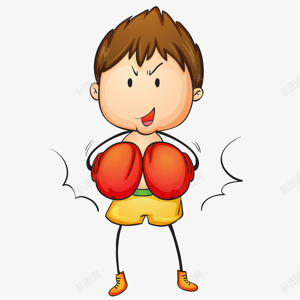考通打拳击的男孩图png免抠素材_88icon https://88icon.com 卡通 小男孩 帅气的 手绘 打拳击 打拳的小孩 运动 高兴地