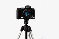 相机机体镜头三脚架科技风格素材