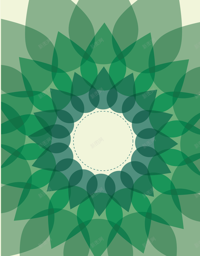矢量绿色花朵海报ai设计背景_88icon https://88icon.com 几何 扁平 海报 渐变 矢量 绿色 花朵 矢量图