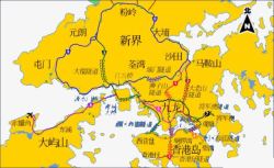香港地图素材