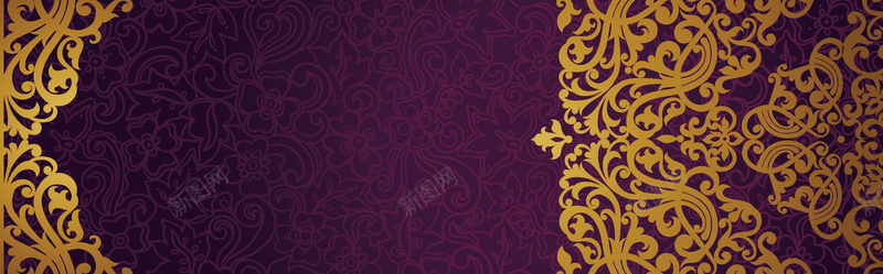 紫色奢华贵族花纹矢量图背景