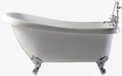 白色浴缸浴缸高清图片