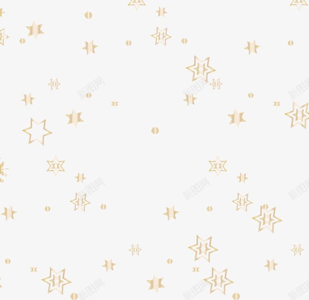 漂浮星星装饰png免抠素材_88icon https://88icon.com 五角星 手绘 金色