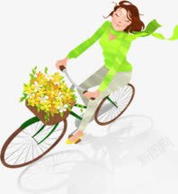 骑自行车美女骑自行车的美女高清图片