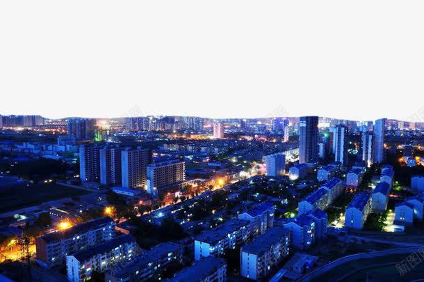 城市鸟瞰夜景png免抠素材_88icon https://88icon.com 城市 城市鸟瞰 夜景 大楼 建筑