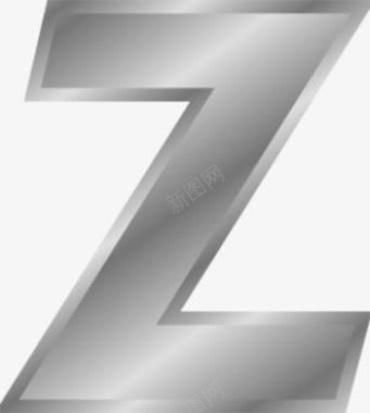 字母Z立体效果图标图标